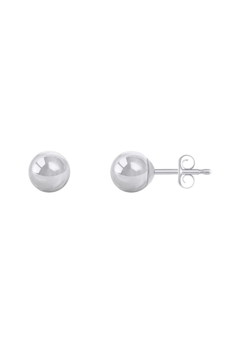 Sterling Silver 6mm Ball Stud Earrings