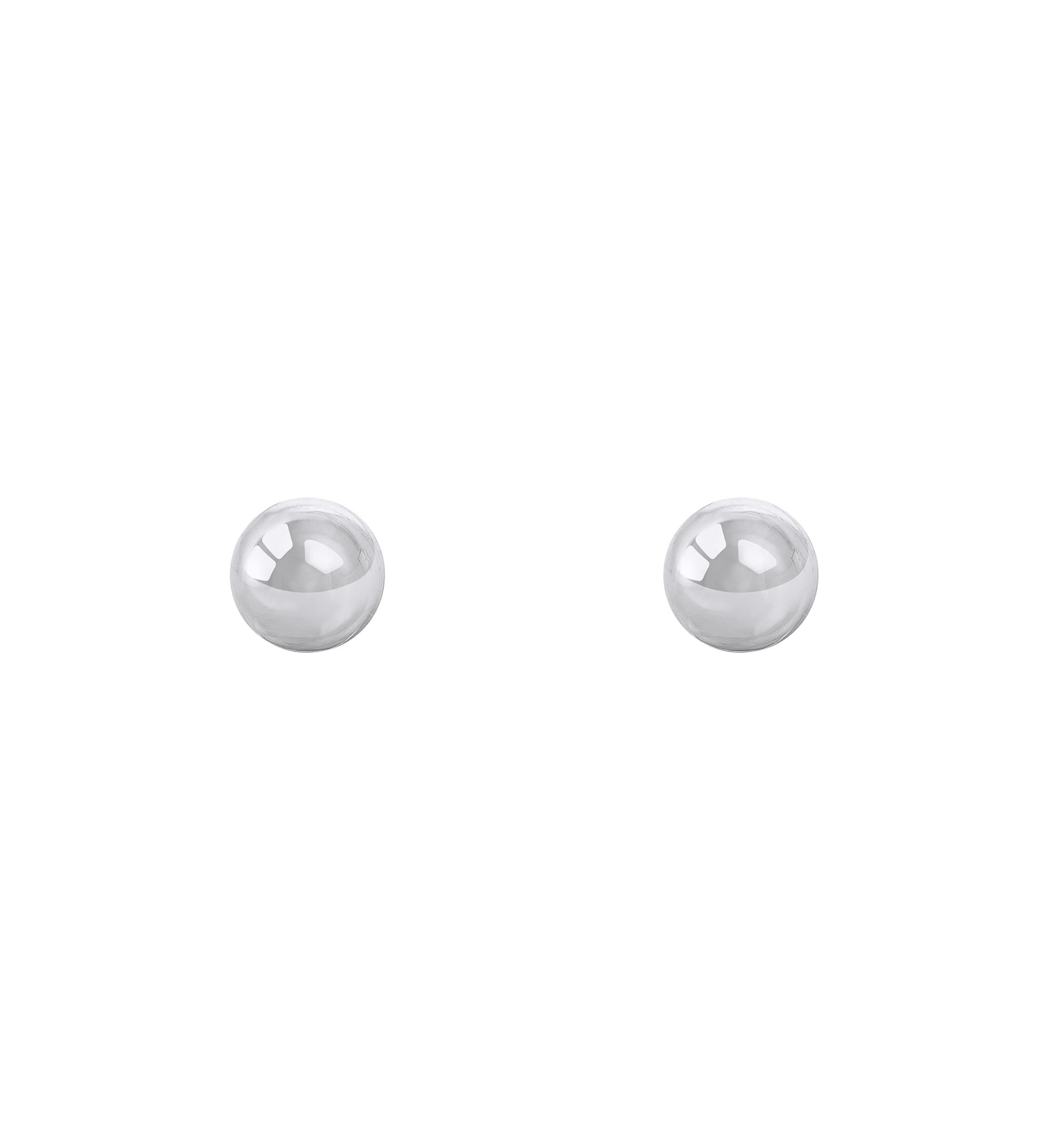 Sterling Silver 6mm Ball Stud Earrings