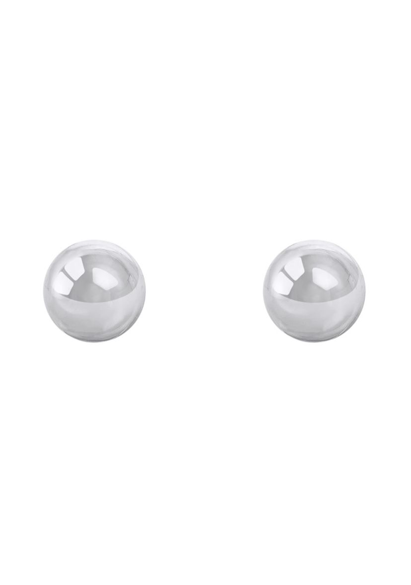 Sterling Silver 8mm Ball Stud Earrings