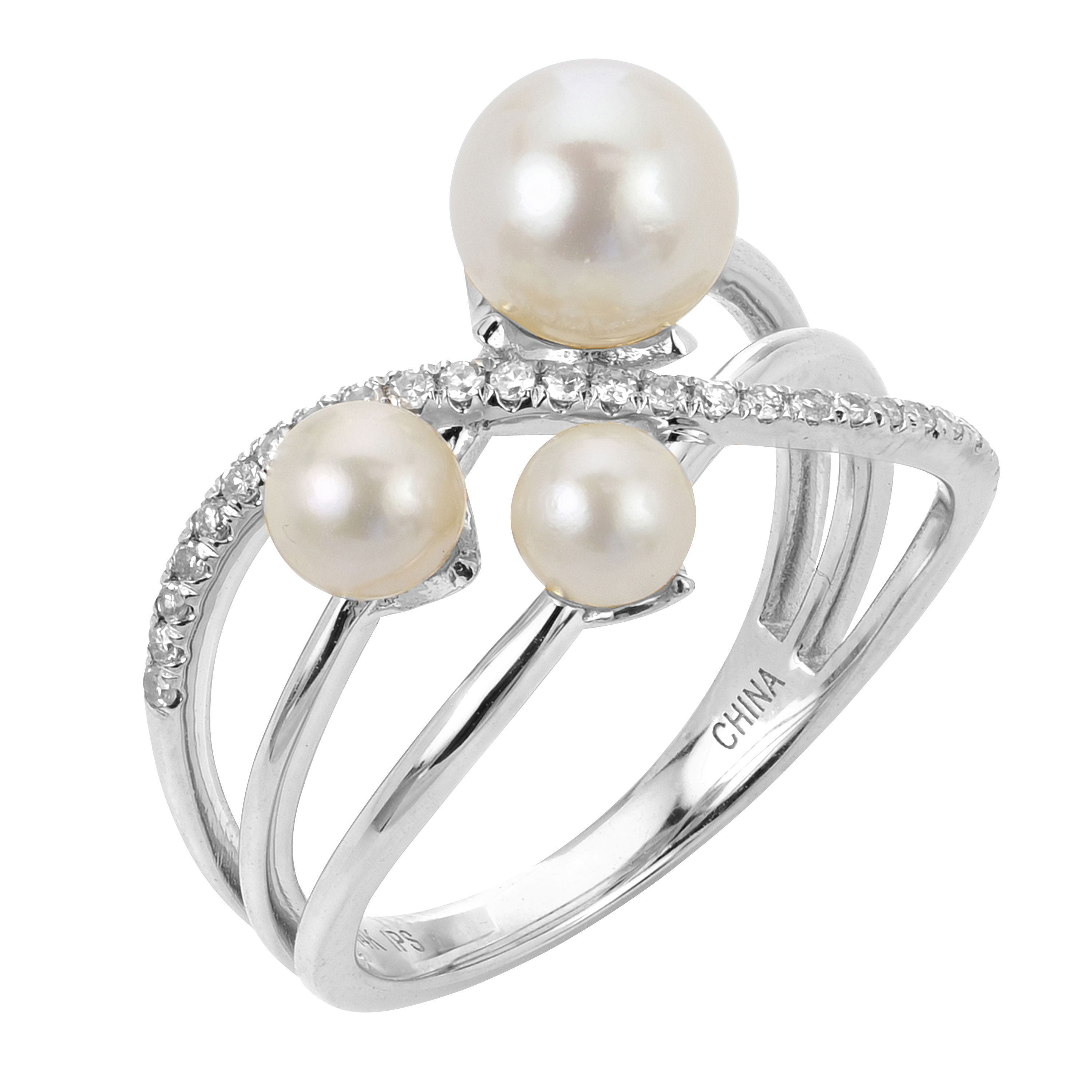 Sterling Silver Freshwater Pearl Ring