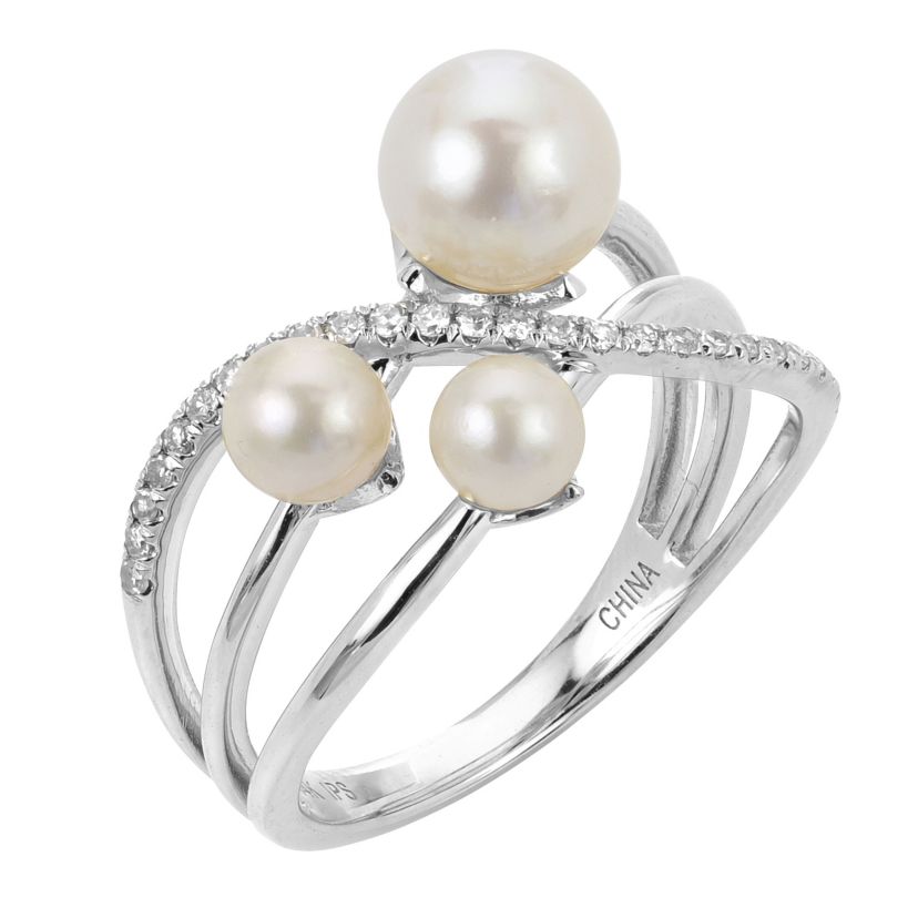 Sterling Silver Freshwater Pearl Ring