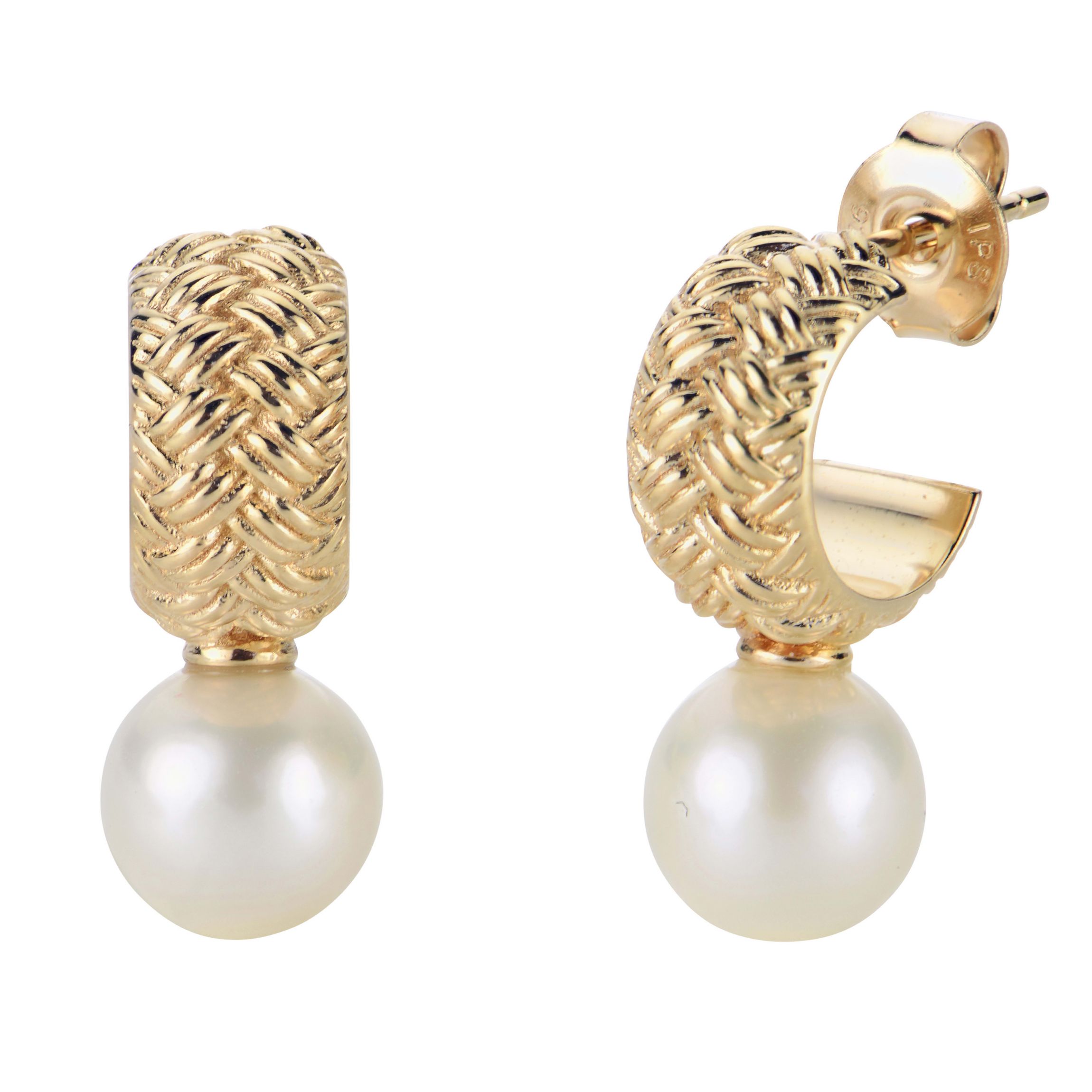 Sterling Silver Freshwater Pearl Earring