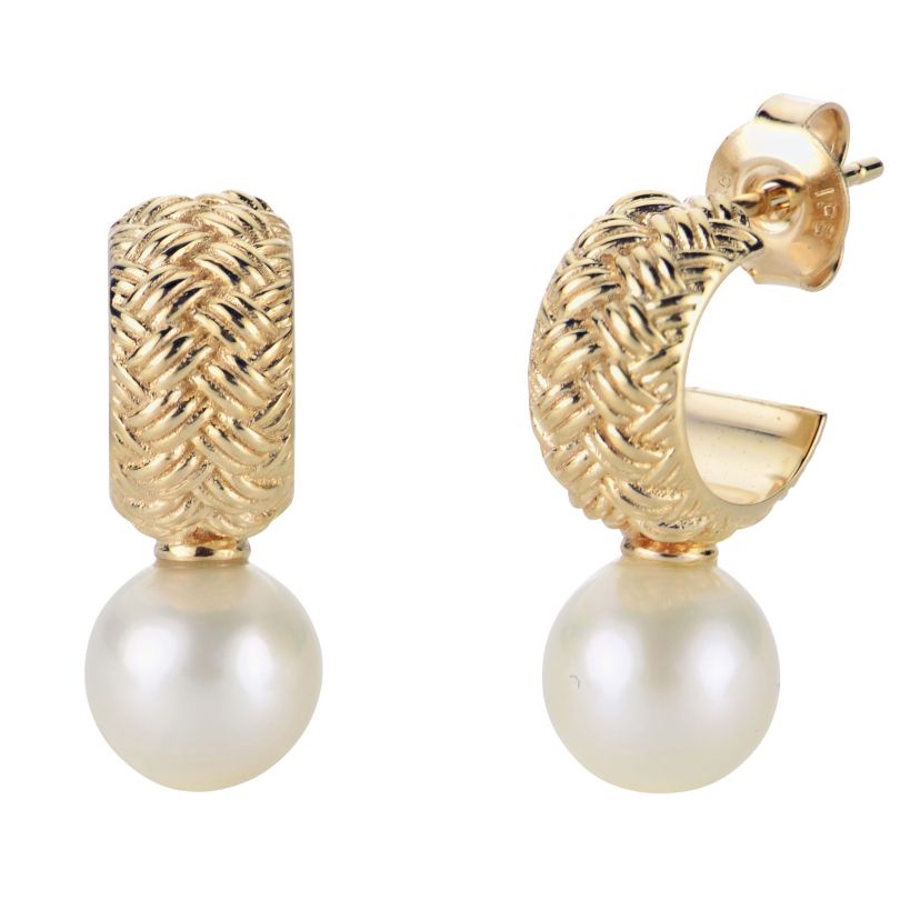 Sterling Silver Freshwater Pearl Earring