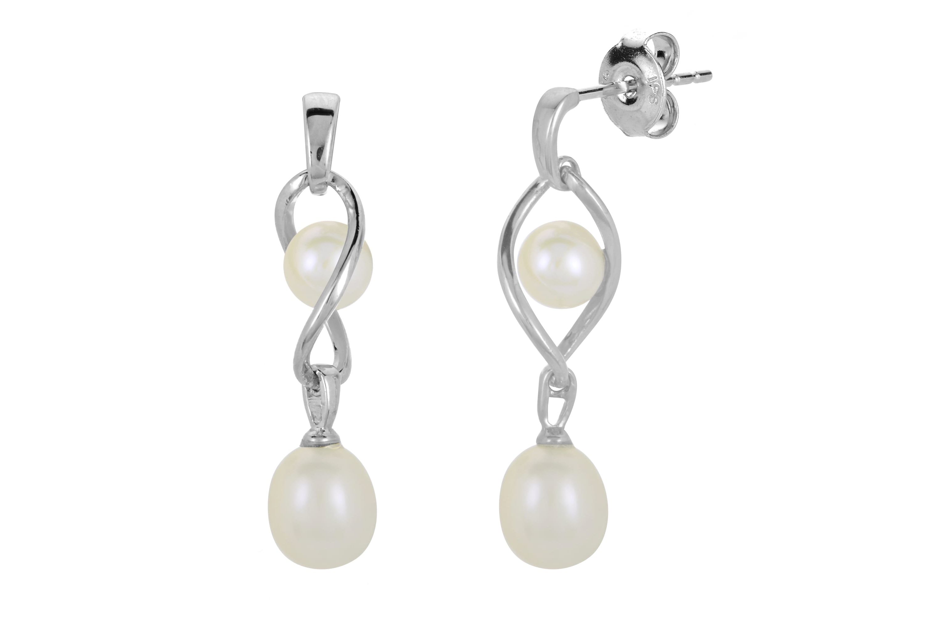 Sterling Silver Freshwater Pearl Earring