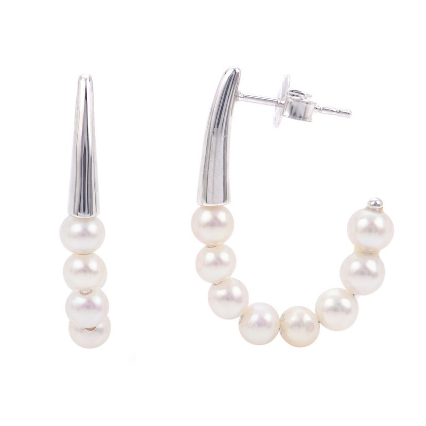 Sterling Silver Freshwater Pearl Earring