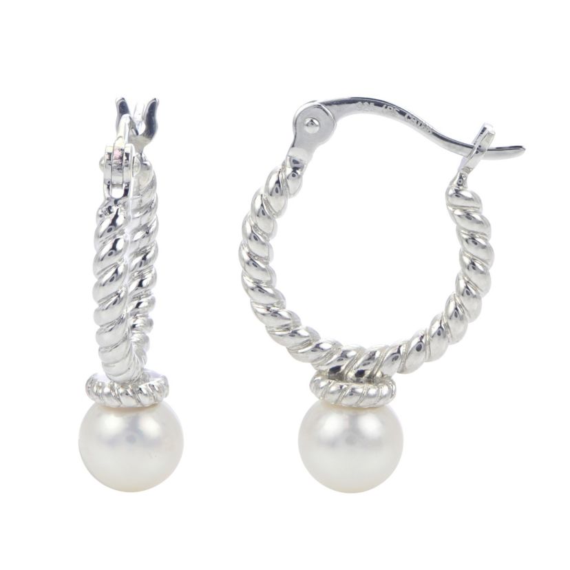 Sterling Silver Freshwater Pearl Earring