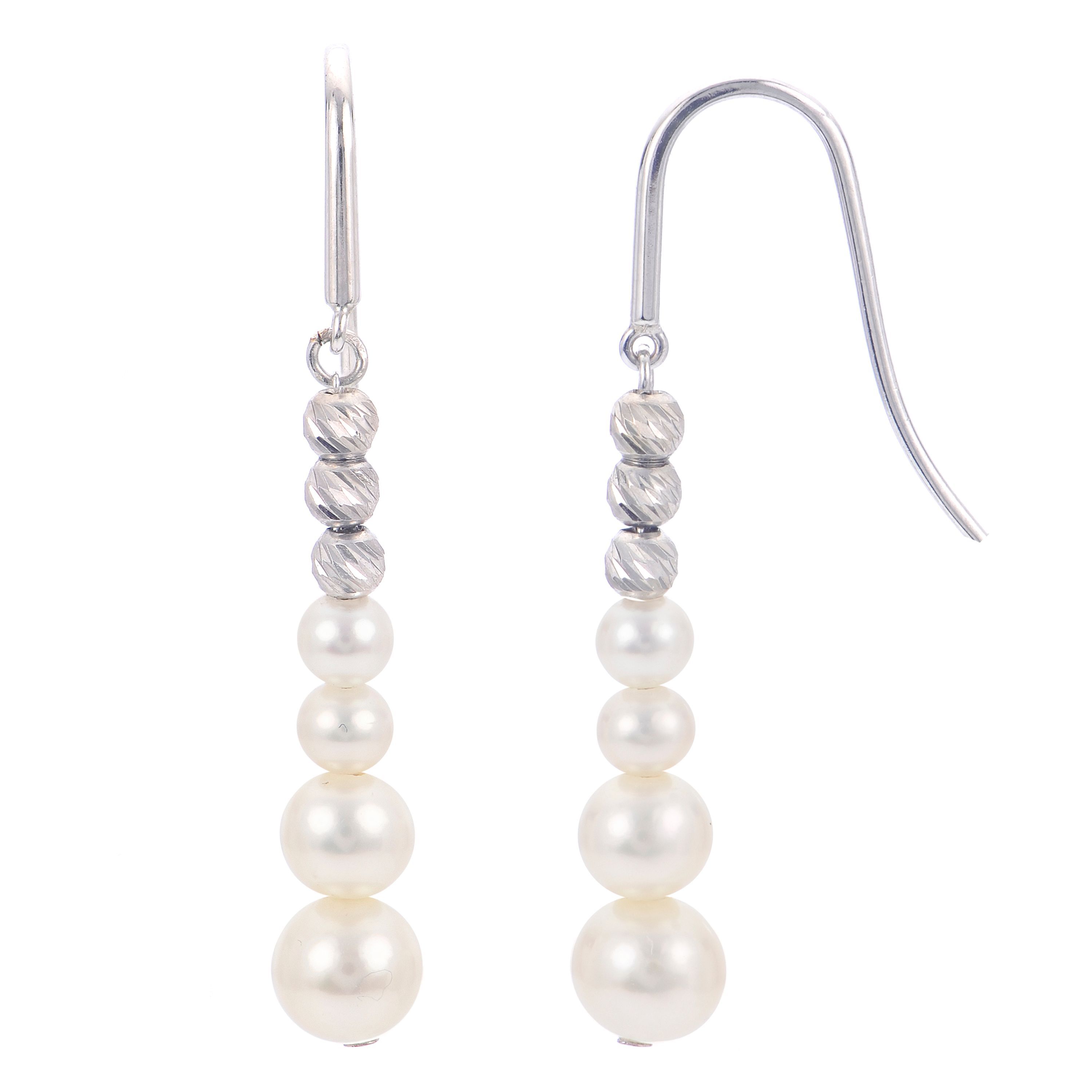 Sterling Silver Freshwater Pearl Earring