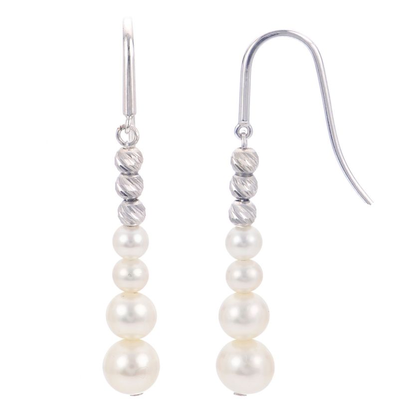 Sterling Silver Freshwater Pearl Earring