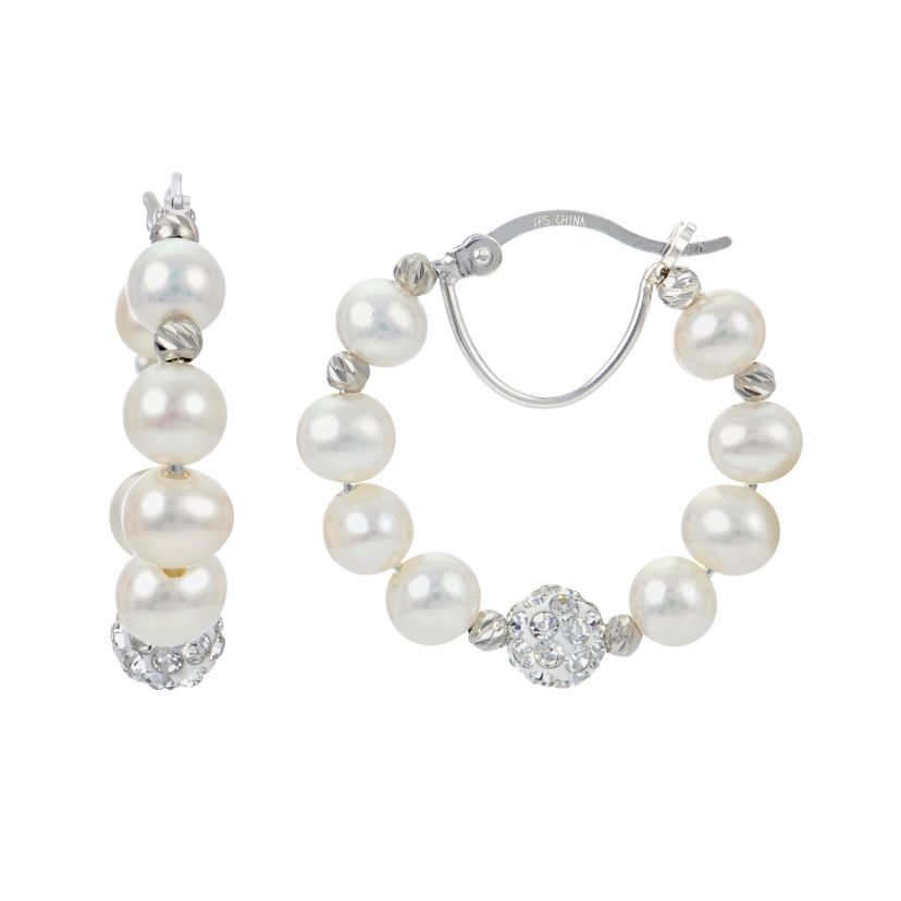 Sterling Silver Freshwater Pearl Earring