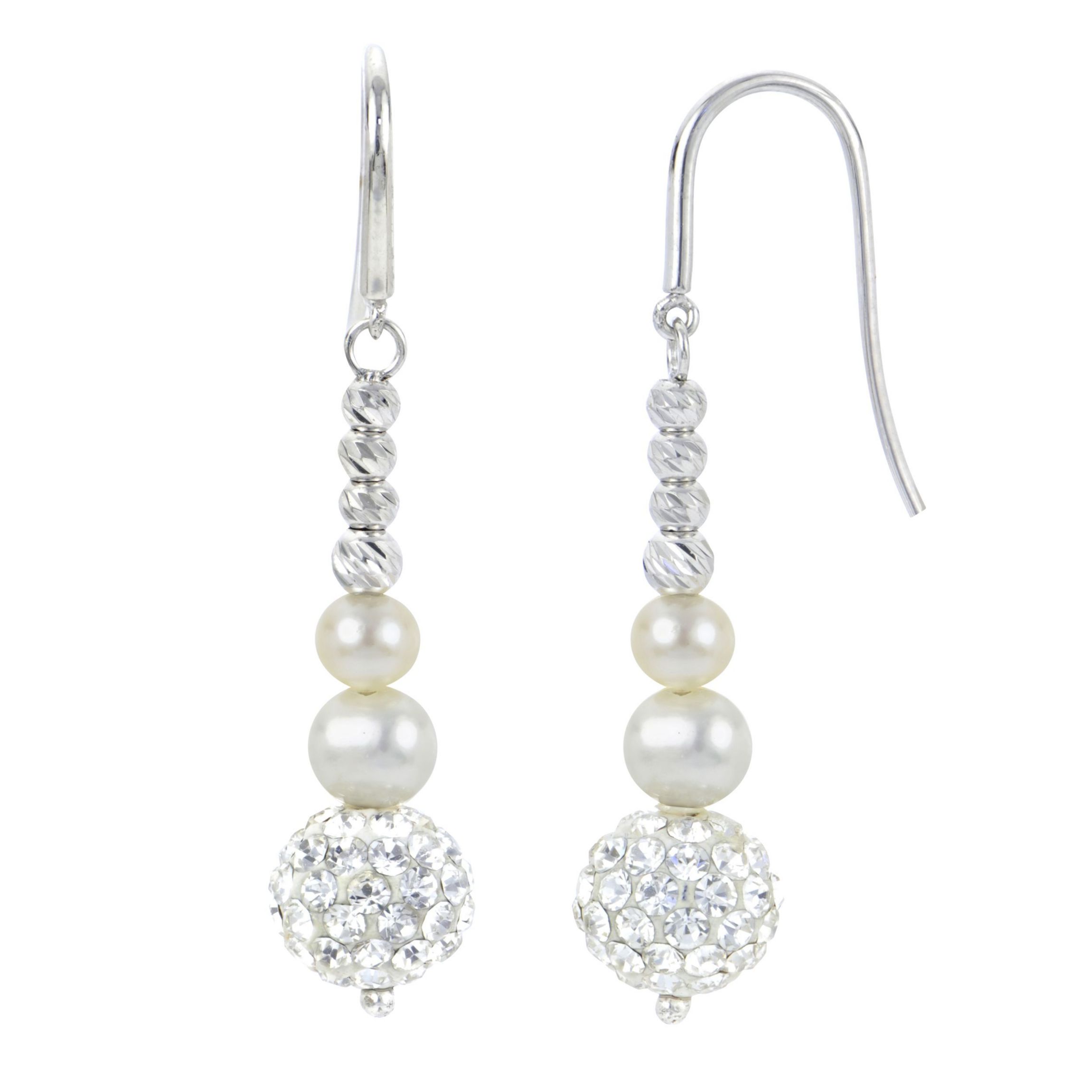 Sterling Silver Freshwater Pearl Earring