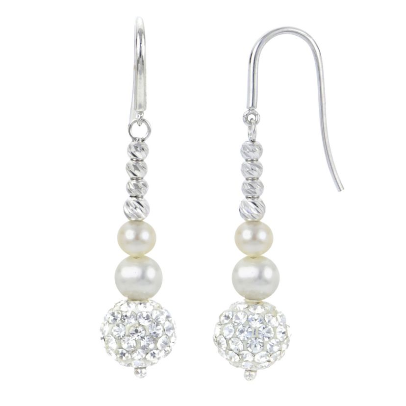 Sterling Silver Freshwater Pearl Earring