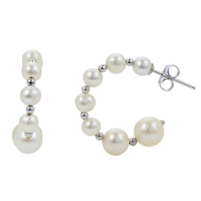 Sterling Silver Freshwater Pearl Earring