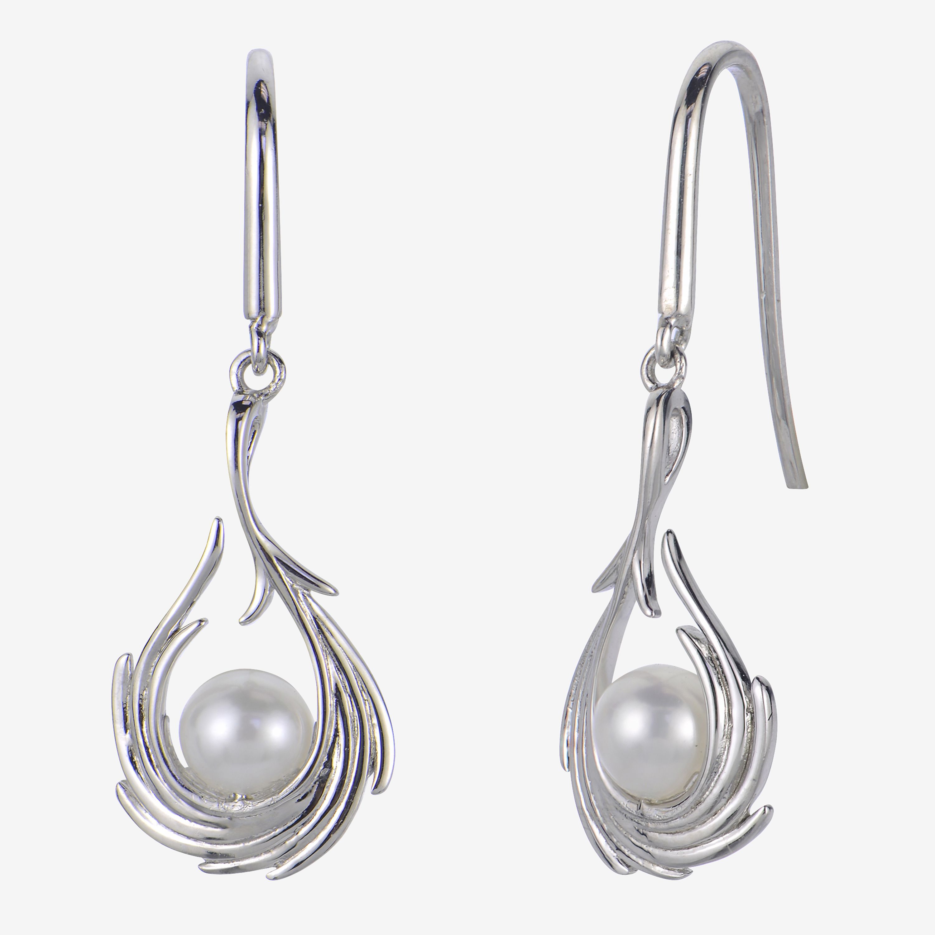 Sterling Silver Freshwater Pearl Earring