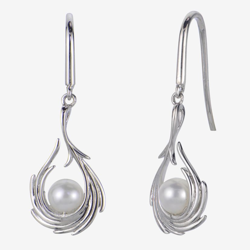 Sterling Silver Freshwater Pearl Earring