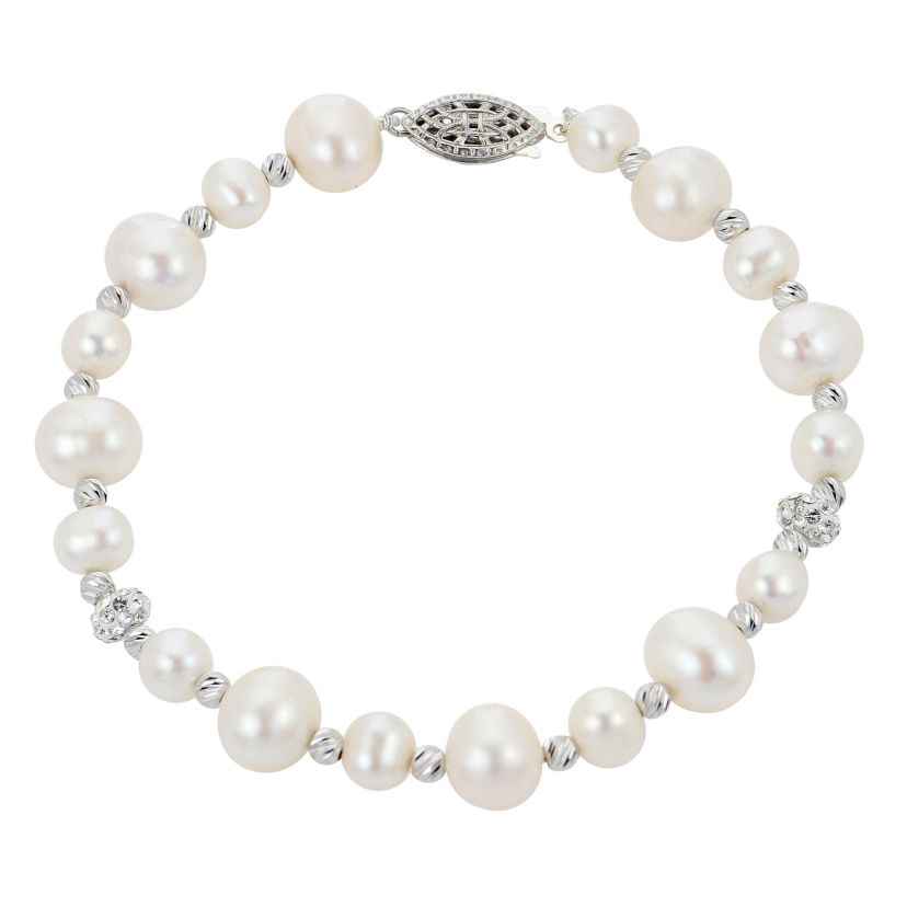 Sterling Silver Freshwater Pearl Bracelet