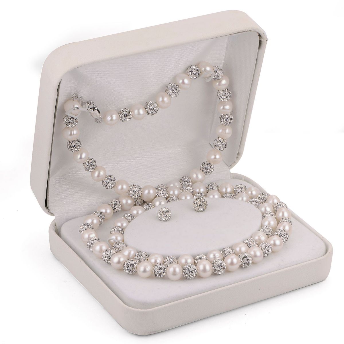 Sterling Silver Freshwater Pearl Set