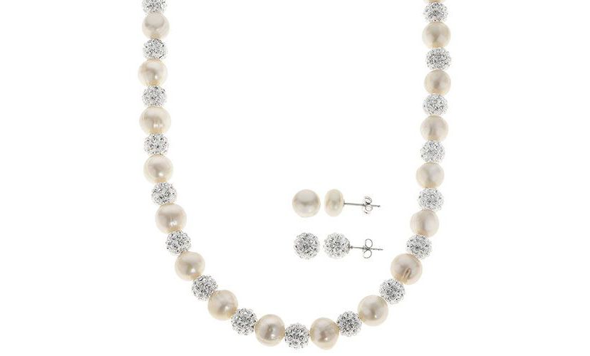 Sterling Silver Freshwater Pearl Set