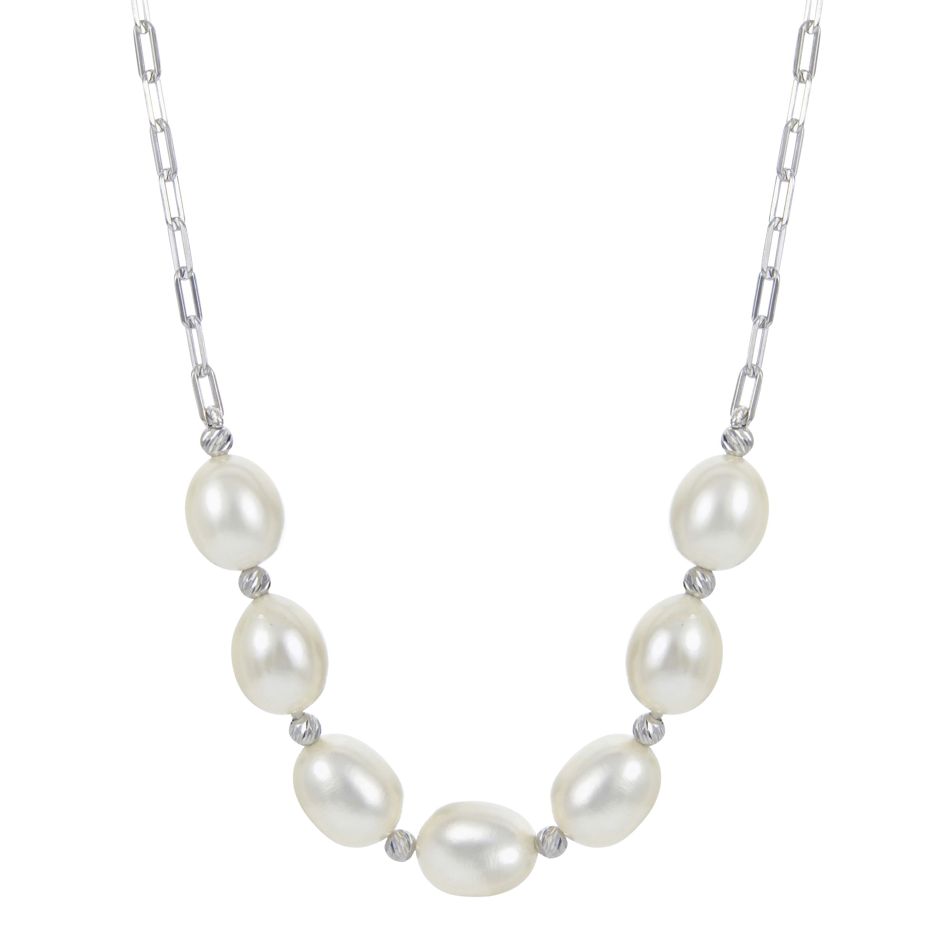 Sterling Silver Freshwater Pearl Necklace
