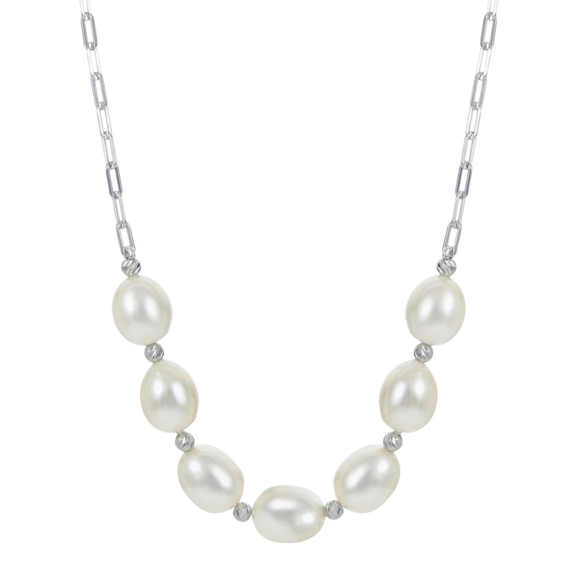 Sterling Silver Freshwater Pearl Necklace