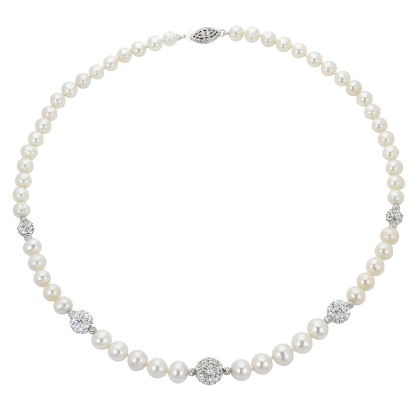 Sterling Silver Freshwater Pearl Necklace