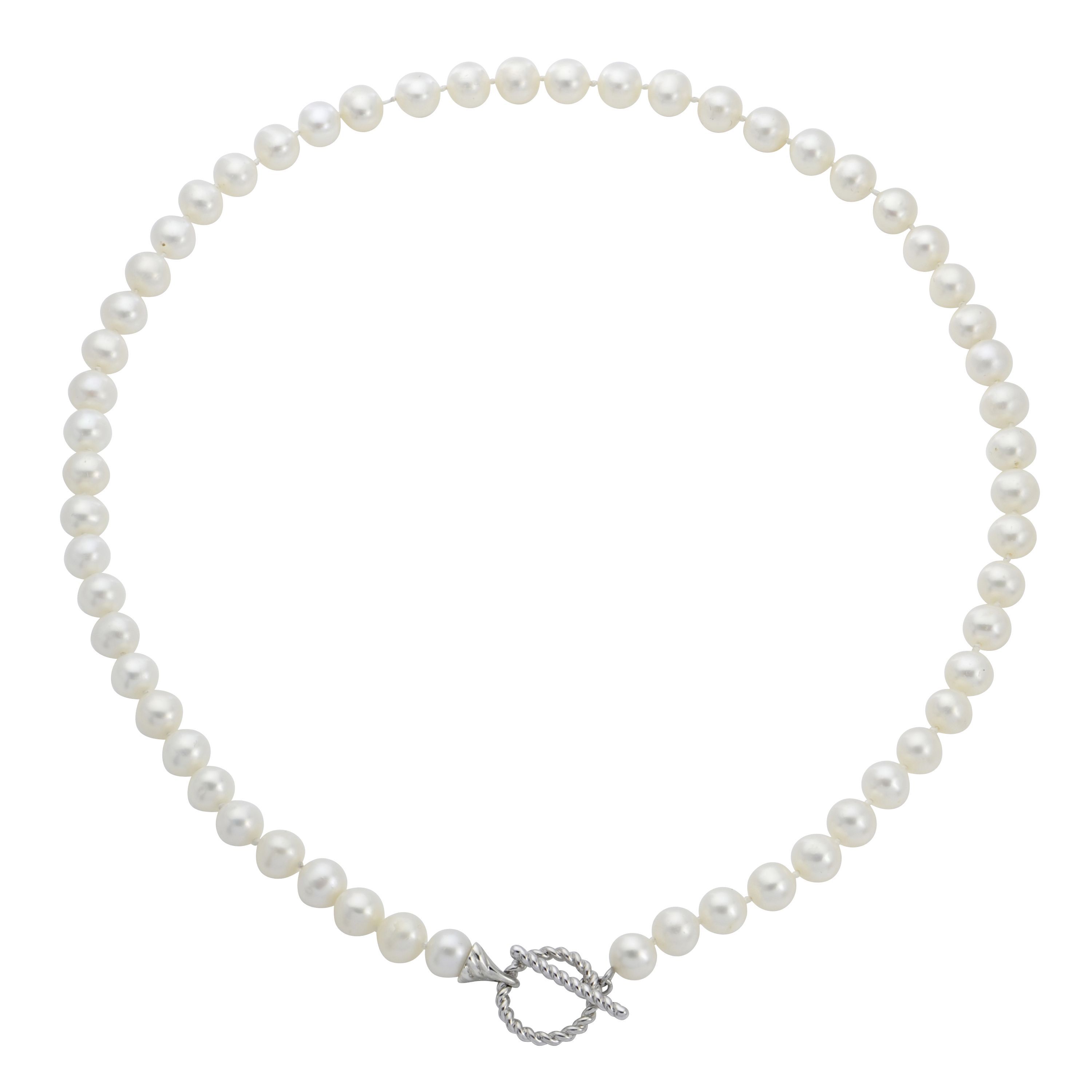 Sterling Silver Freshwater Pearl Necklace