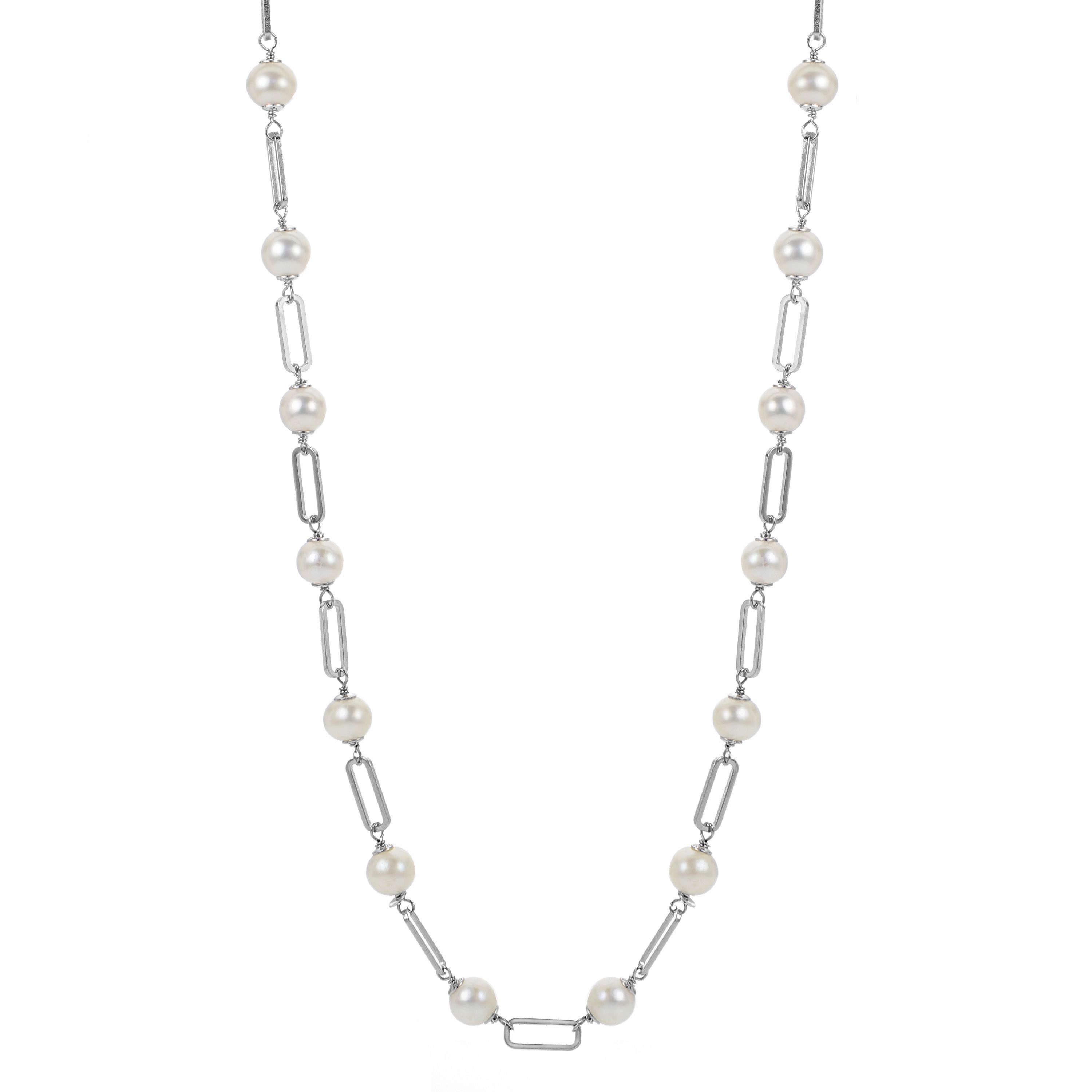 Sterling Silver Freshwater Pearl Necklace