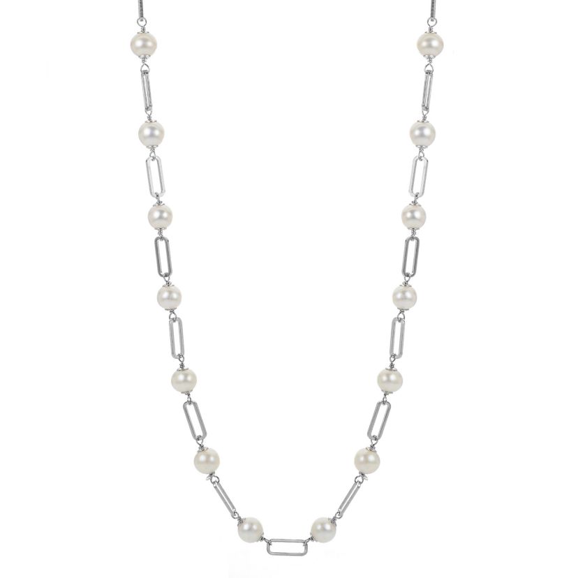 Sterling Silver Freshwater Pearl Necklace