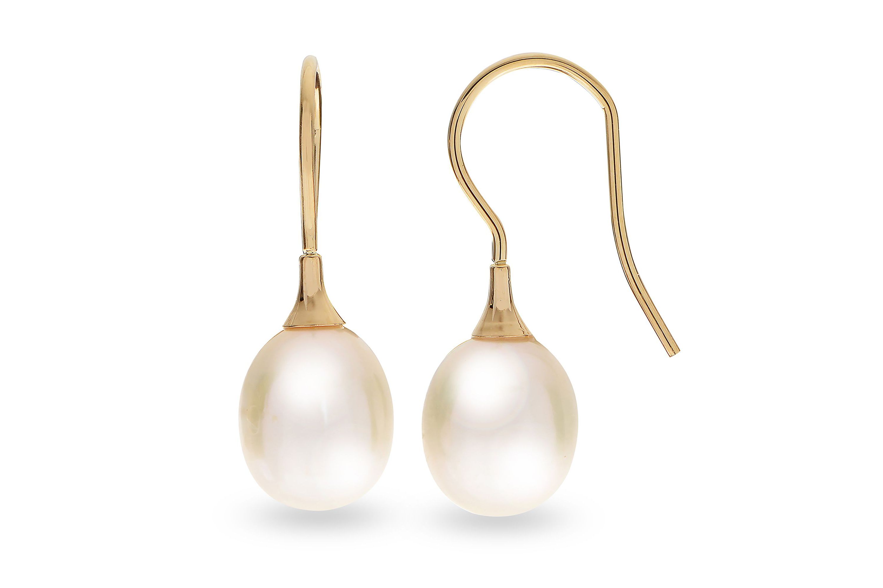 14KT Yellow Gold Freshwater Pearl Earring