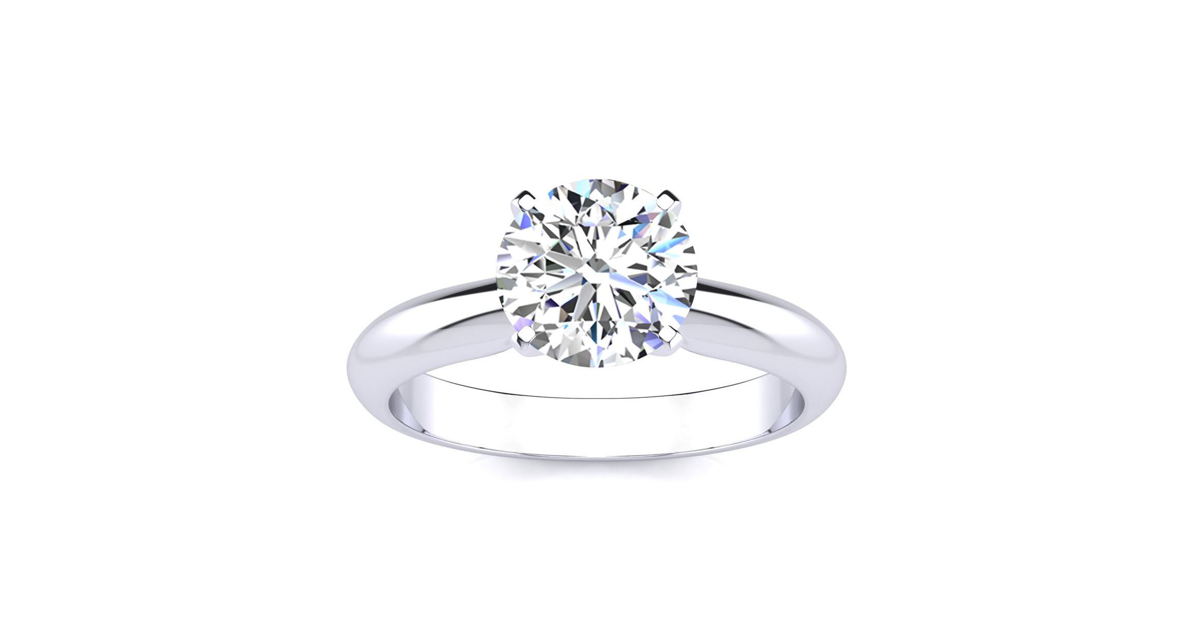 Lab Created 1 ct. t.w. Lab Grown Diamond Solitaire Ring In 14K Gold