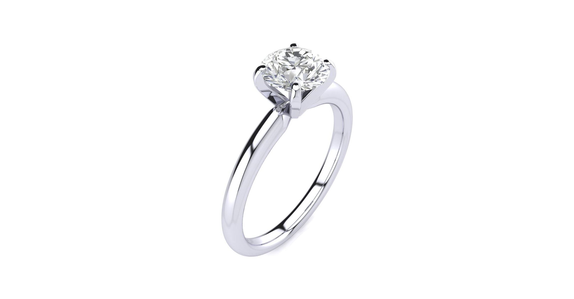 Lab Created 1 ct. t.w. Lab Grown Diamond Solitaire Ring In 14K Gold