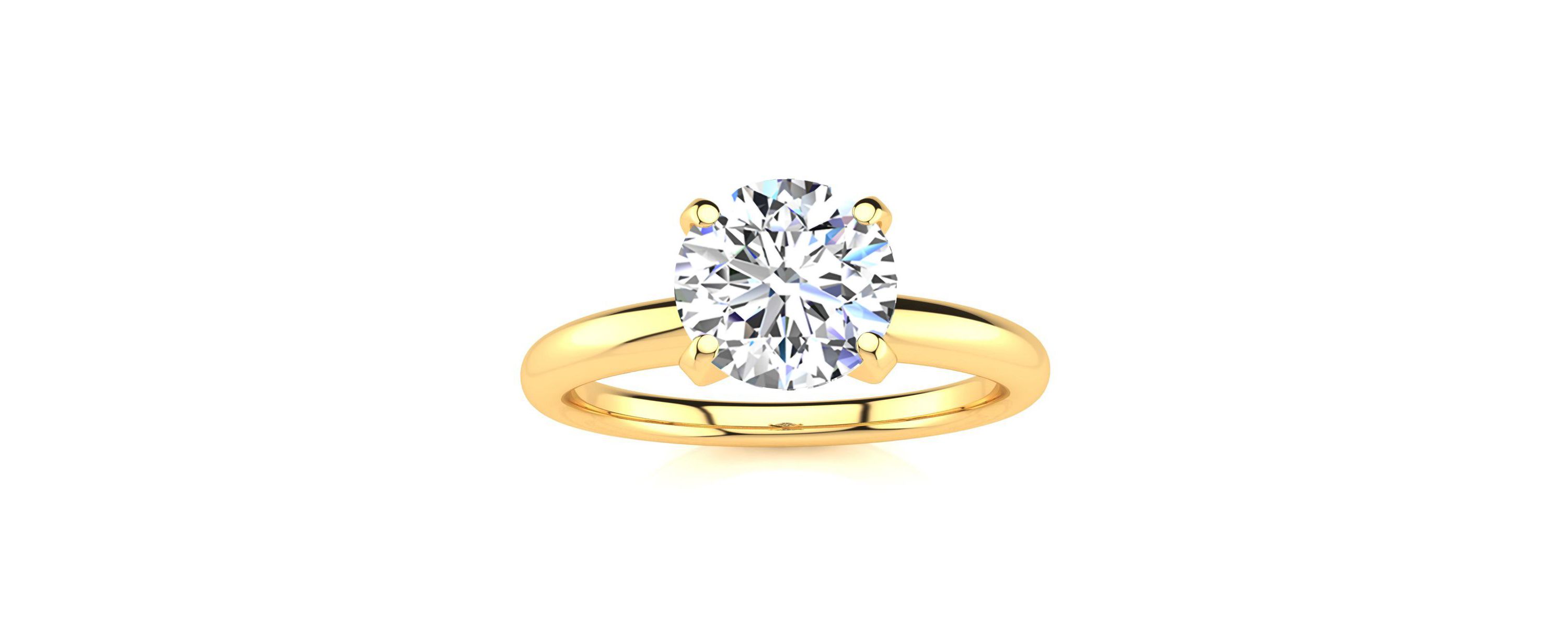 Lab Created 1 1/2 ct. t.w. Lab Grown Diamond Solitaire Ring In 14K White Gold