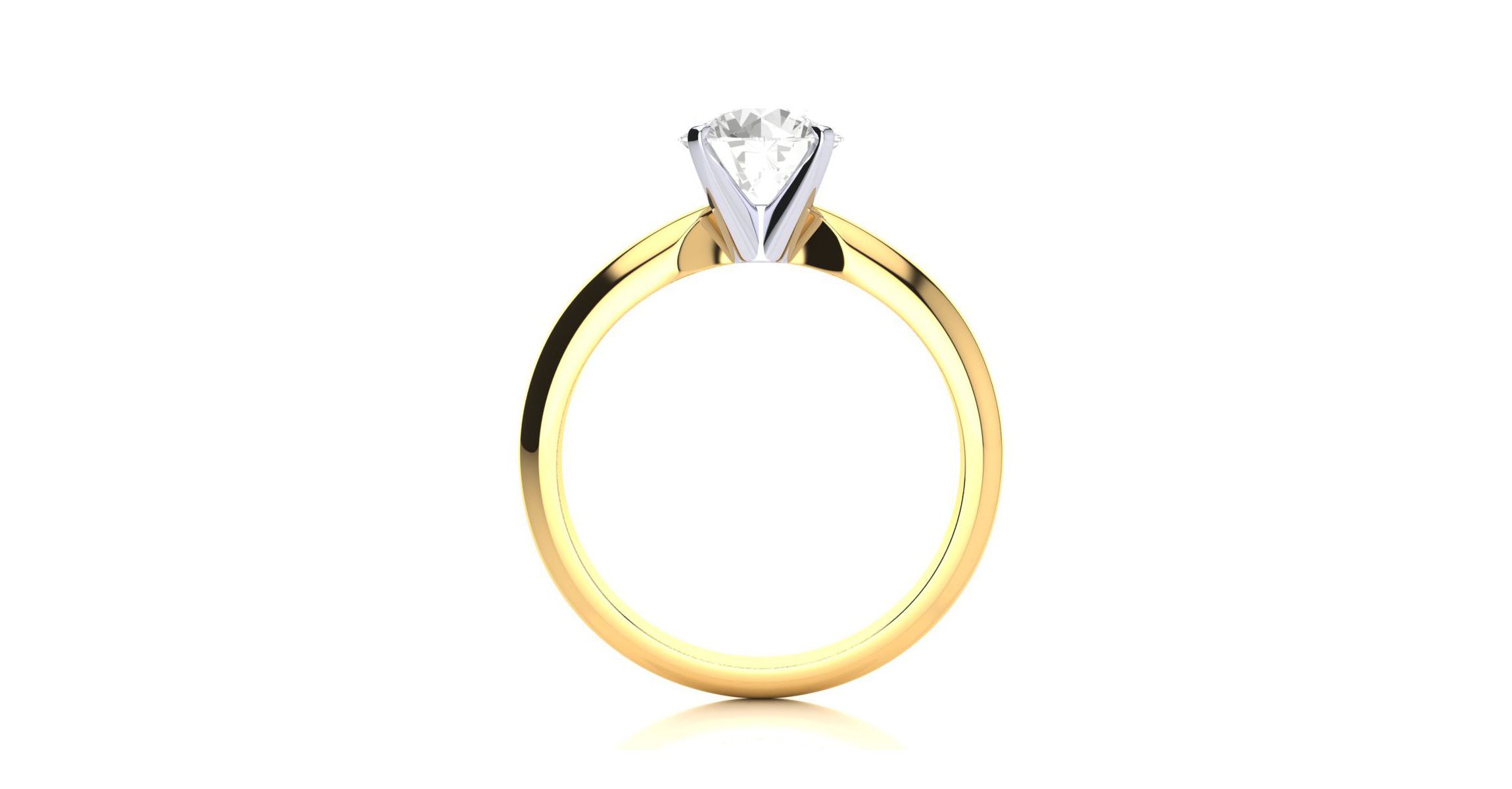 Lab Created 1 1/2 ct. t.w. Lab Grown Diamond Solitaire Ring In 14K White Gold
