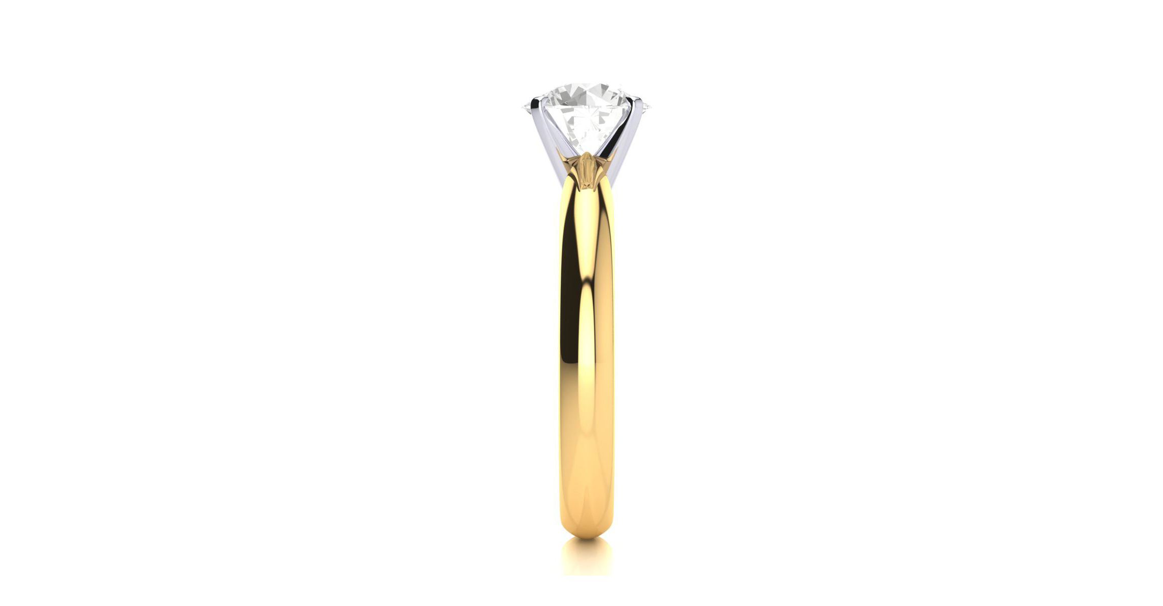 Lab Created 1 1/2 ct. t.w. Lab Grown Diamond Solitaire Ring In 14K White Gold