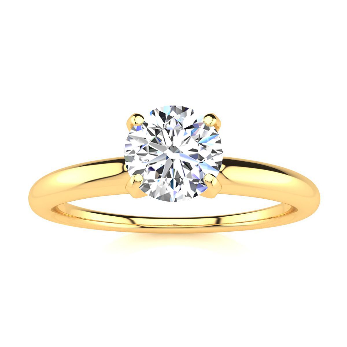 Lab Created 3/4 ct. t.w. Lab Grown Diamond Solitaire Ring In 14K Yellow Gold