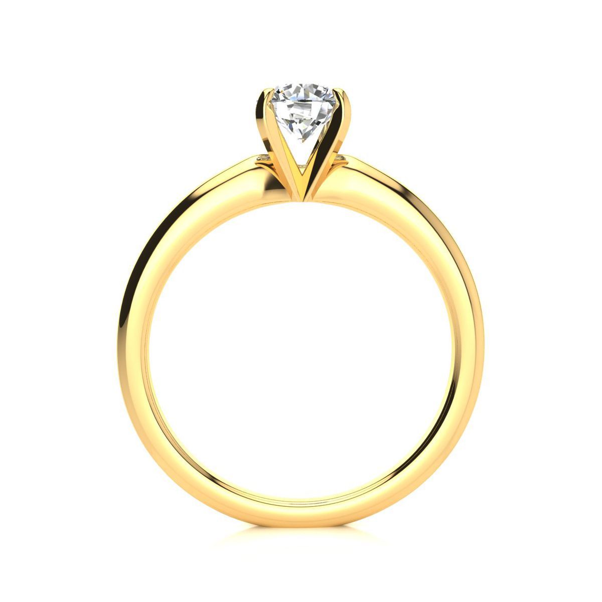 Lab Created 3/4 ct. t.w. Lab Grown Diamond Solitaire Ring In 14K Yellow Gold