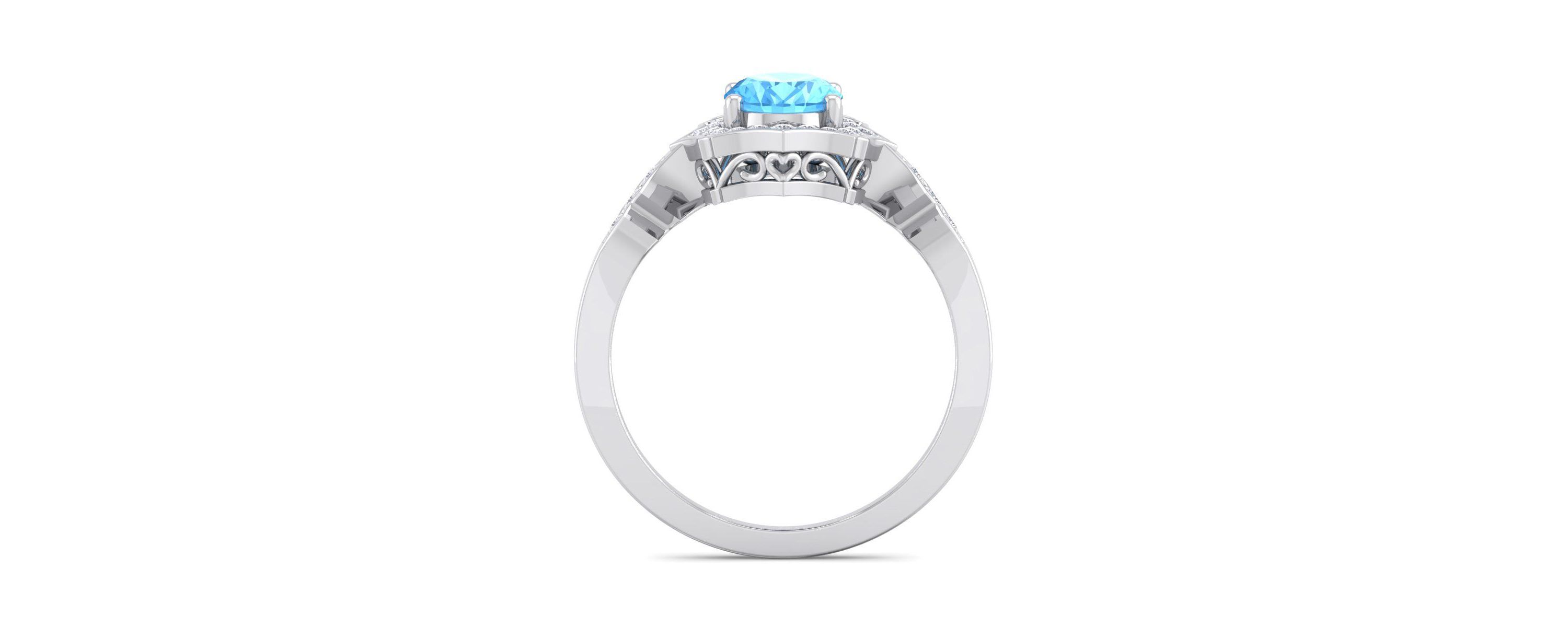 1 1/2 ct. t.w. Oval Shape Garnet and Halo Diamond Ring In Sterling Silver