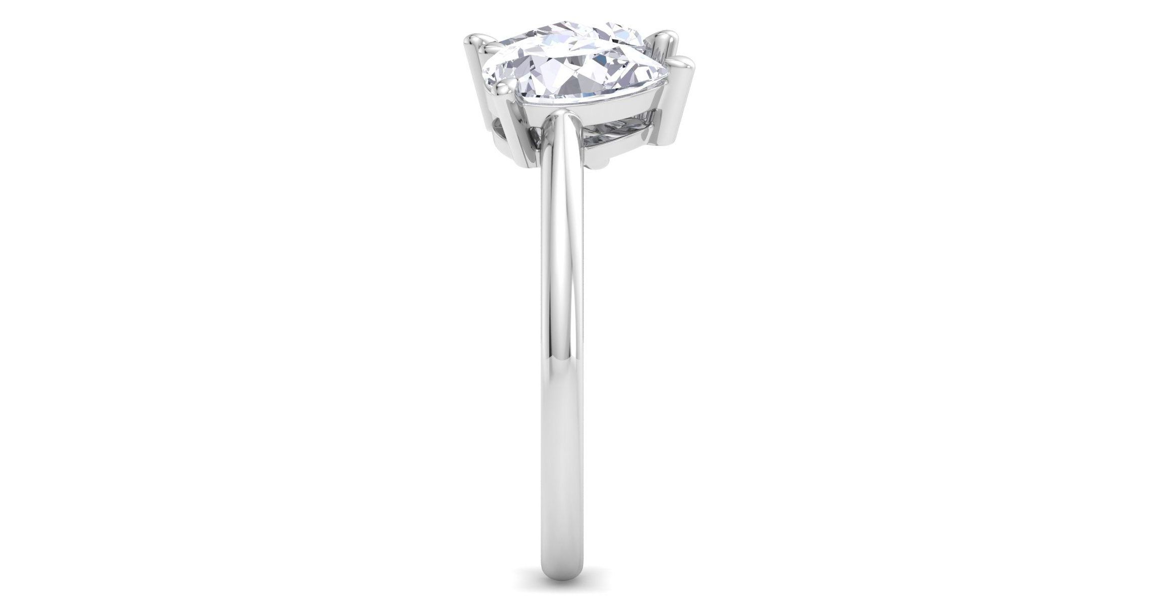 Lab Created 2 ct. t.w. Lab Grown Diamond Toi Et Moi Ring, Pear-Pear, In 14K Gold