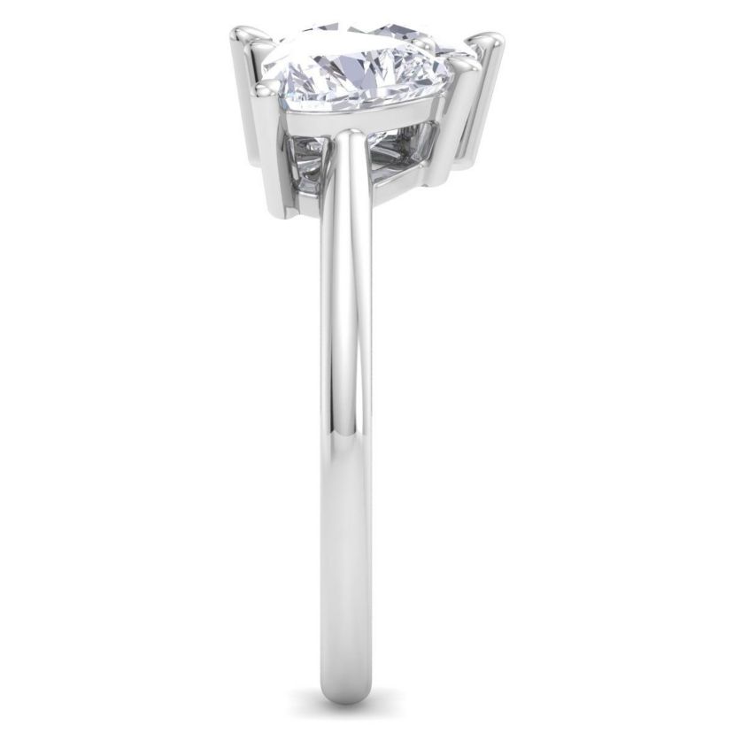 Lab Created 2 ct. t.w. Lab Grown Diamond Toi Et Moi Ring, Heart-Oval, In 14K Gold