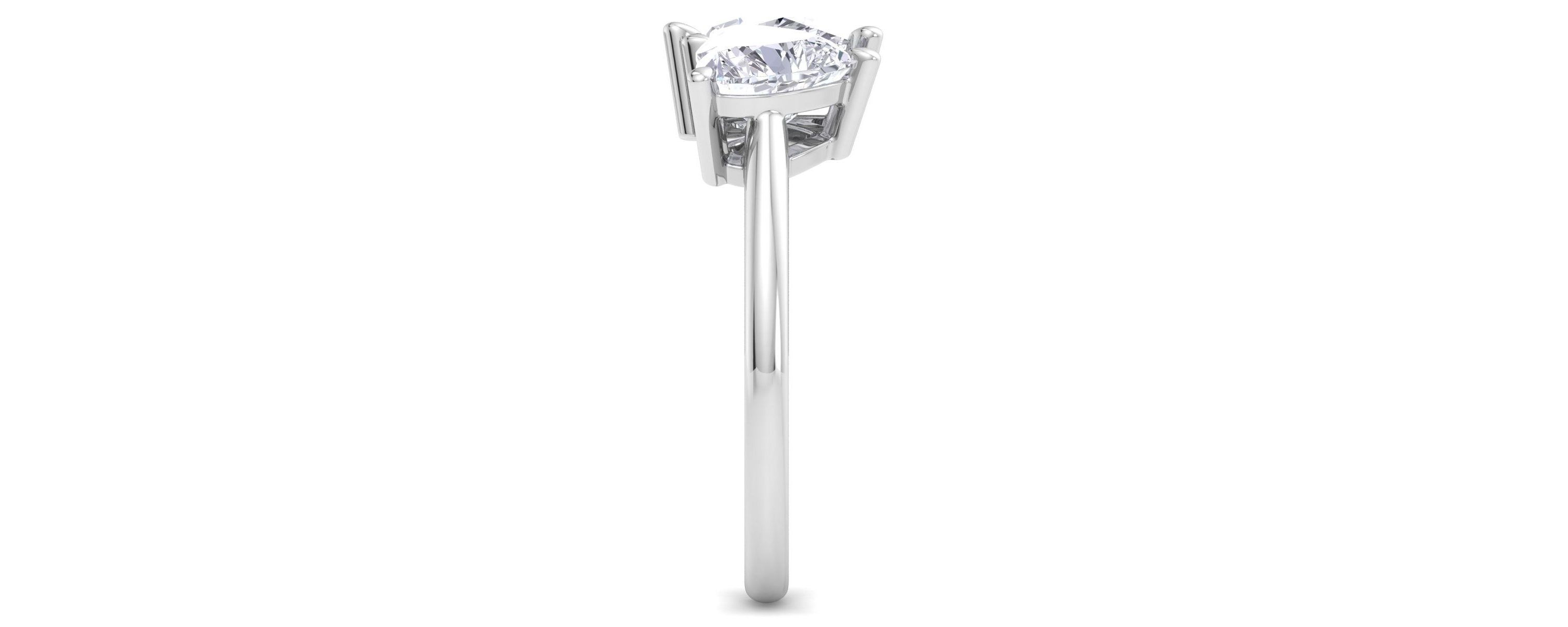 Lab Created 2 ct. t.w. Lab Grown Diamond Toi Et Moi Ring, Heart-Pear, In 14K Gold