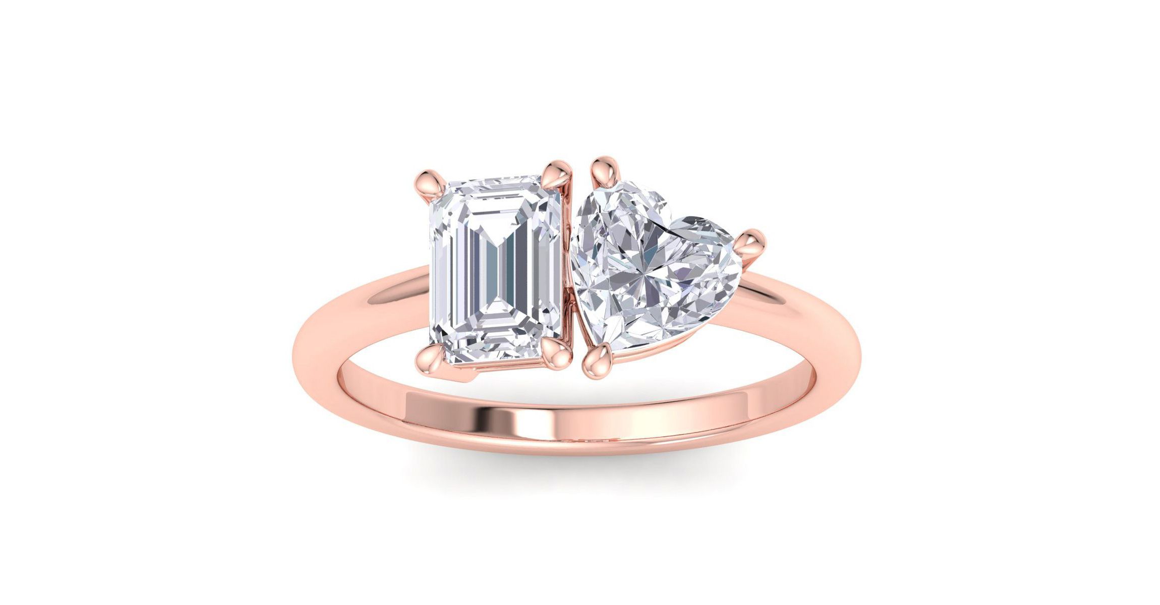 LGDIA EMD RG 14KR 8 DS:8:rose gold