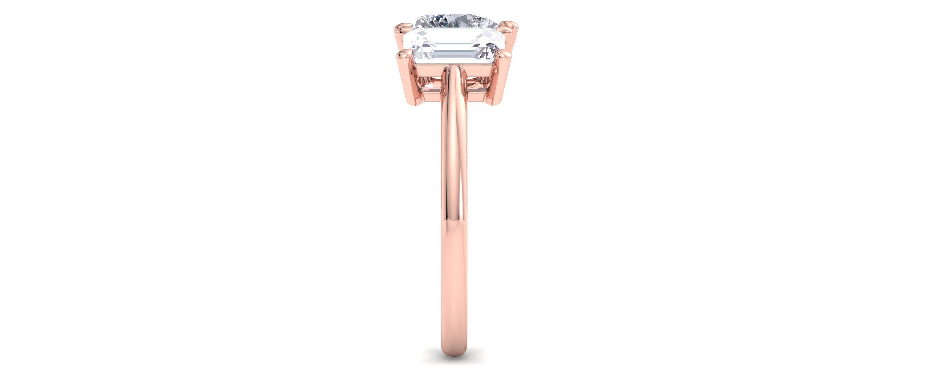 LGDIA EMD RG 14KR 8 DS:8:rose gold