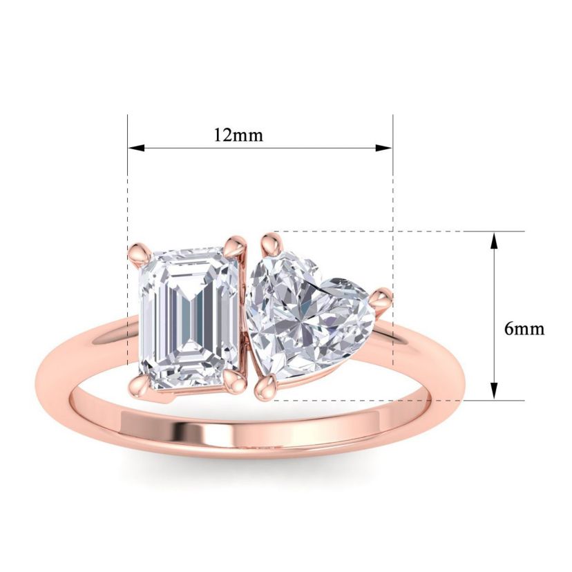 LGDIA EMD RG 14KR 8 DS:8:rose gold