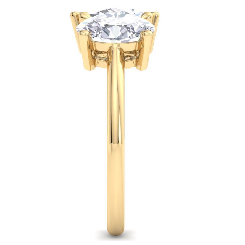 Lab Created 2 ct. t.w. Lab Grown Diamond Toi Et Moi Ring, Oval-Pear, In 14K Gold