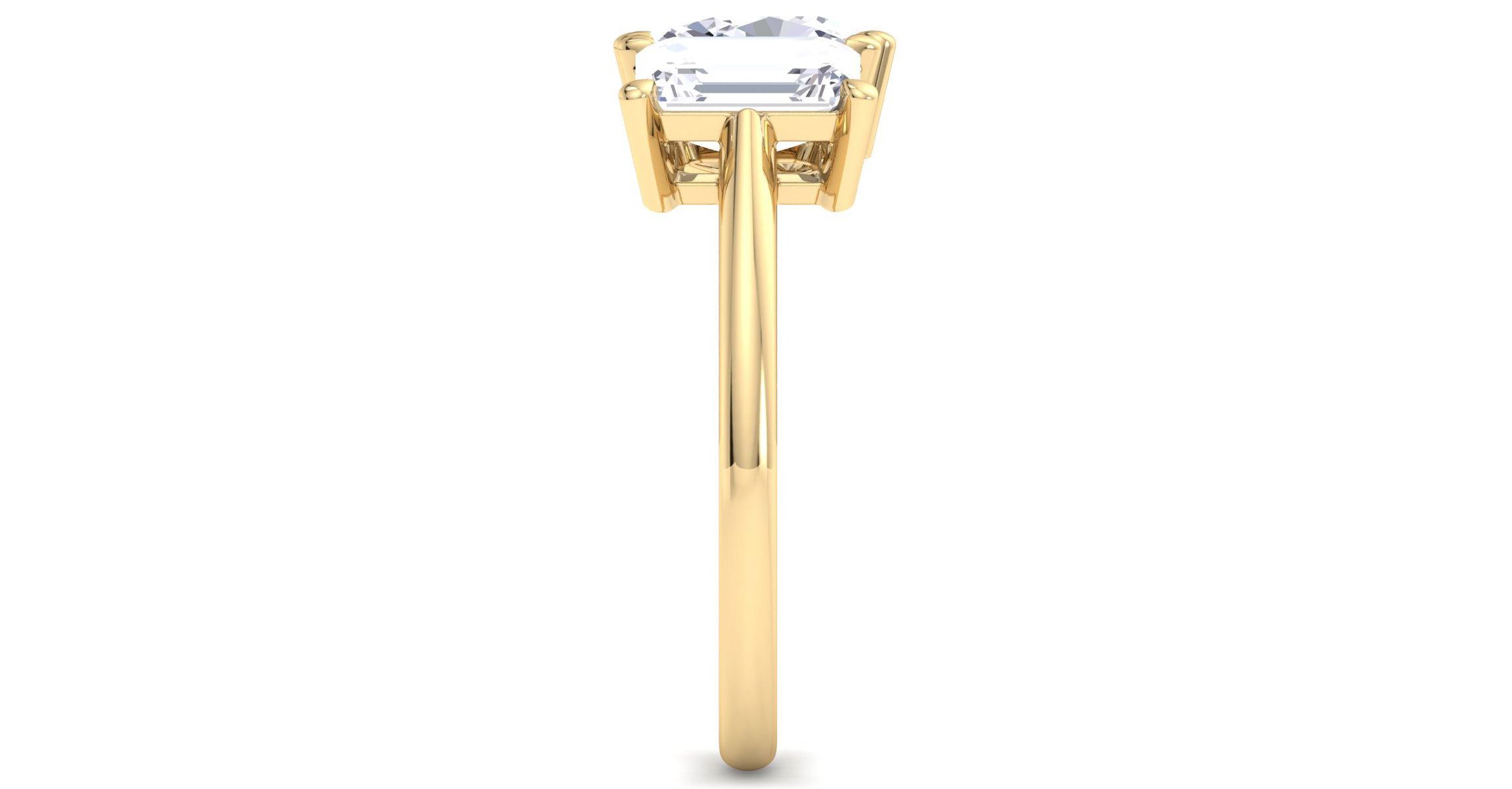 Lab Created 2 ct. t.w. Lab Grown Diamond Toi Et Moi Ring, Emerald-Oval, In 14K Gold