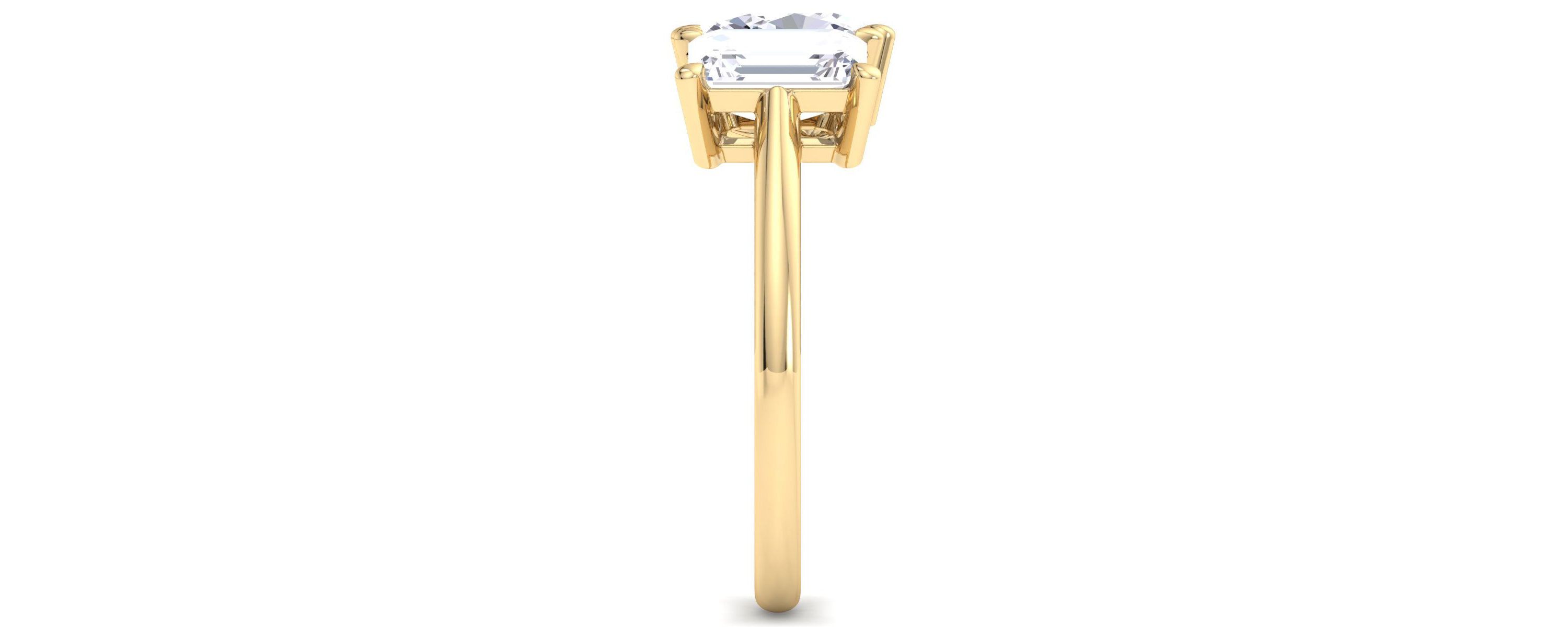 Lab Created 2 ct. t.w. Lab Grown Diamond Toi Et Moi Ring, Emerald-Oval, In 14K Gold
