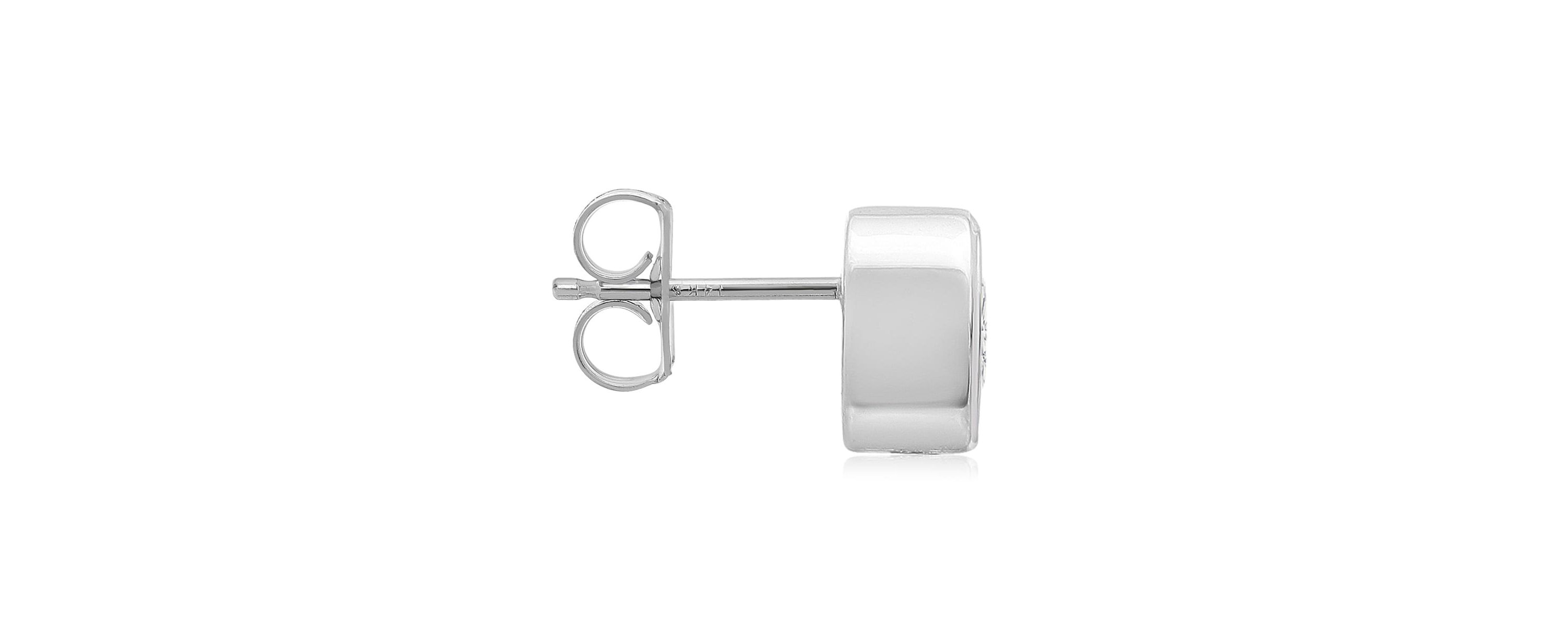 Lab Created 2 ct. t.w. Bezel Set Lab Grown Diamond Stud Earrings In 14 Karat Gold