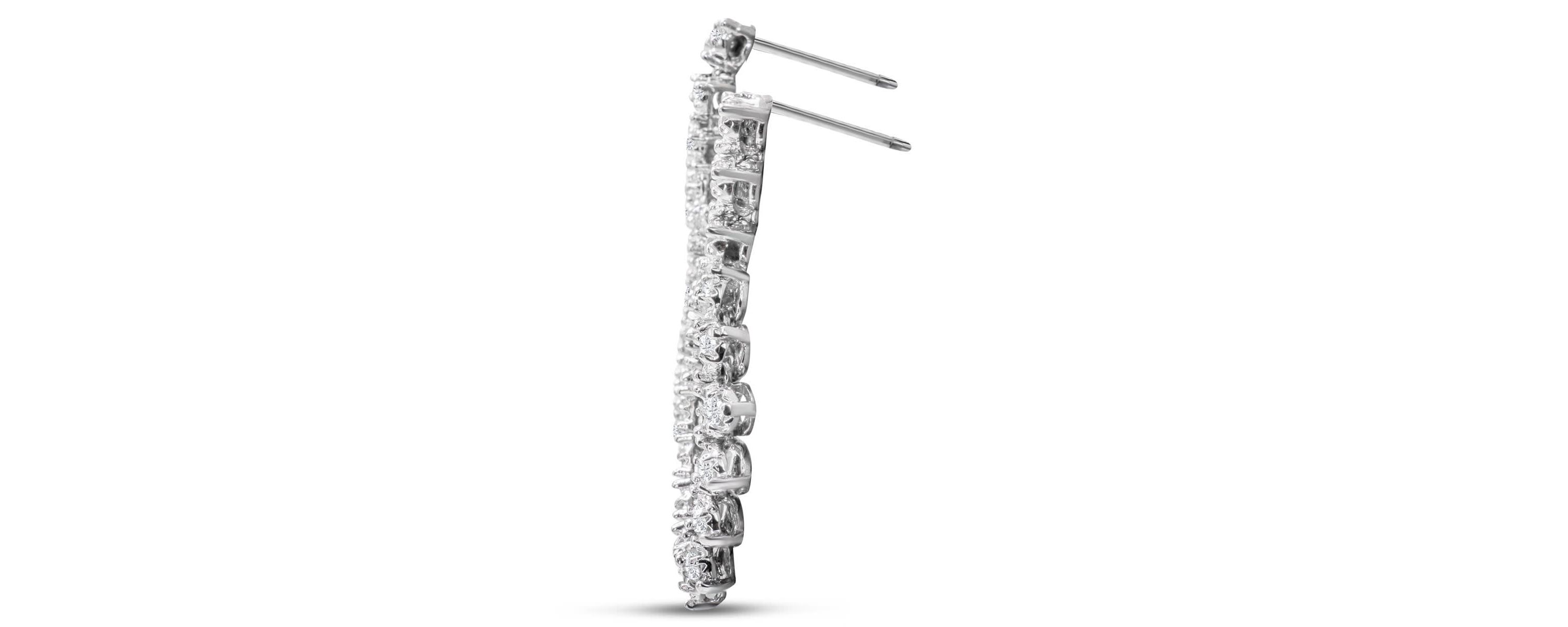 Lab Created 1 3/4 ct. t.w. Lab Grown Diamond Drop Earrings In 14 Karat Gold