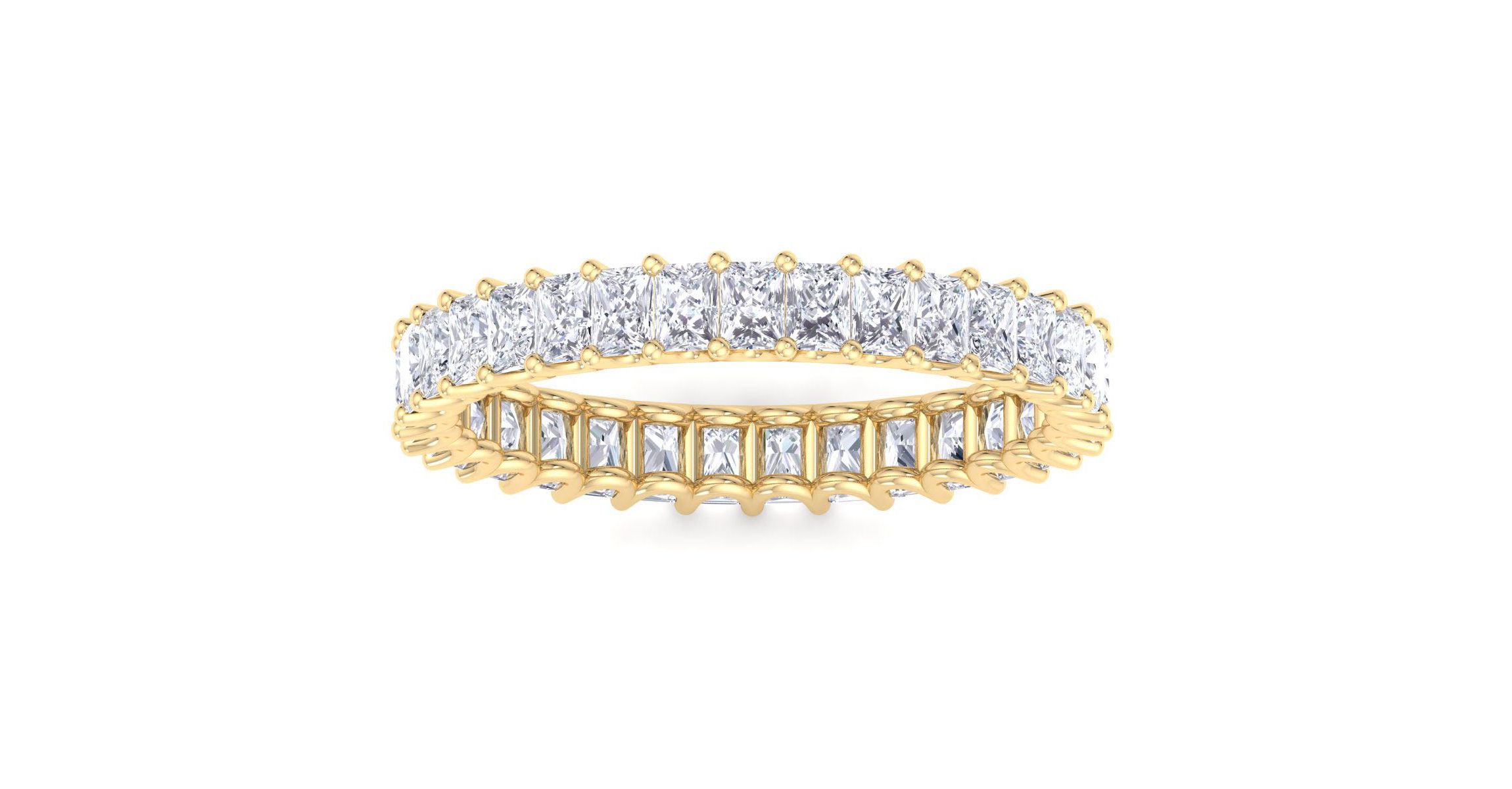 Lab Created 2.60 ct. t.w. Princess Cut Lab Grown Diamond Eternity Ring In 14 Karat Gold