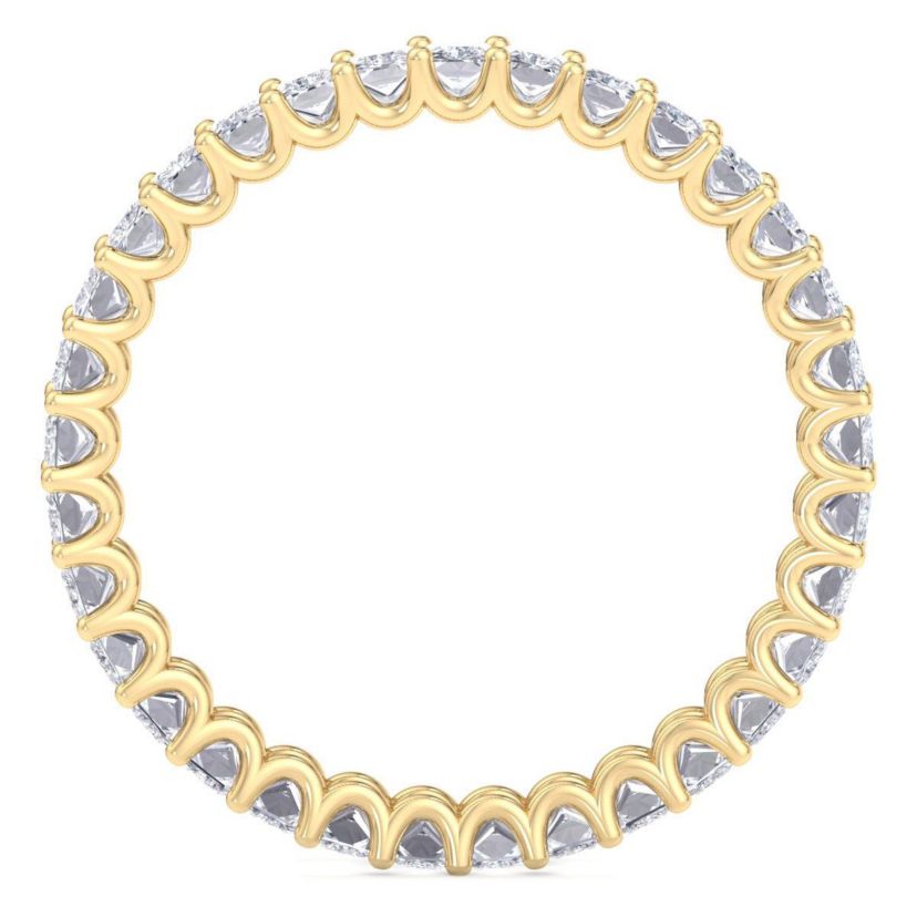 Lab Created 2.60 ct. t.w. Princess Cut Lab Grown Diamond Eternity Ring In 14 Karat Gold