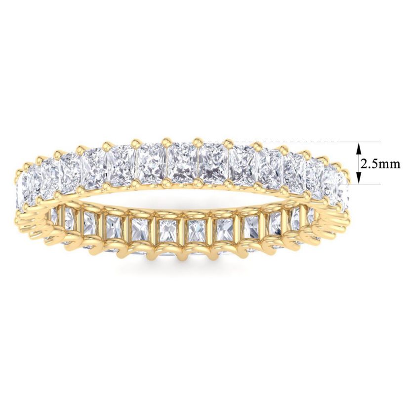 Lab Created 2.60 ct. t.w. Princess Cut Lab Grown Diamond Eternity Ring In 14 Karat Gold
